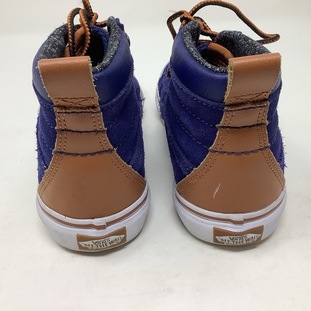 Vans Sk8 Hi MTE Blue Suede Skate Lace Up Shoes - Picture 4 of 9
